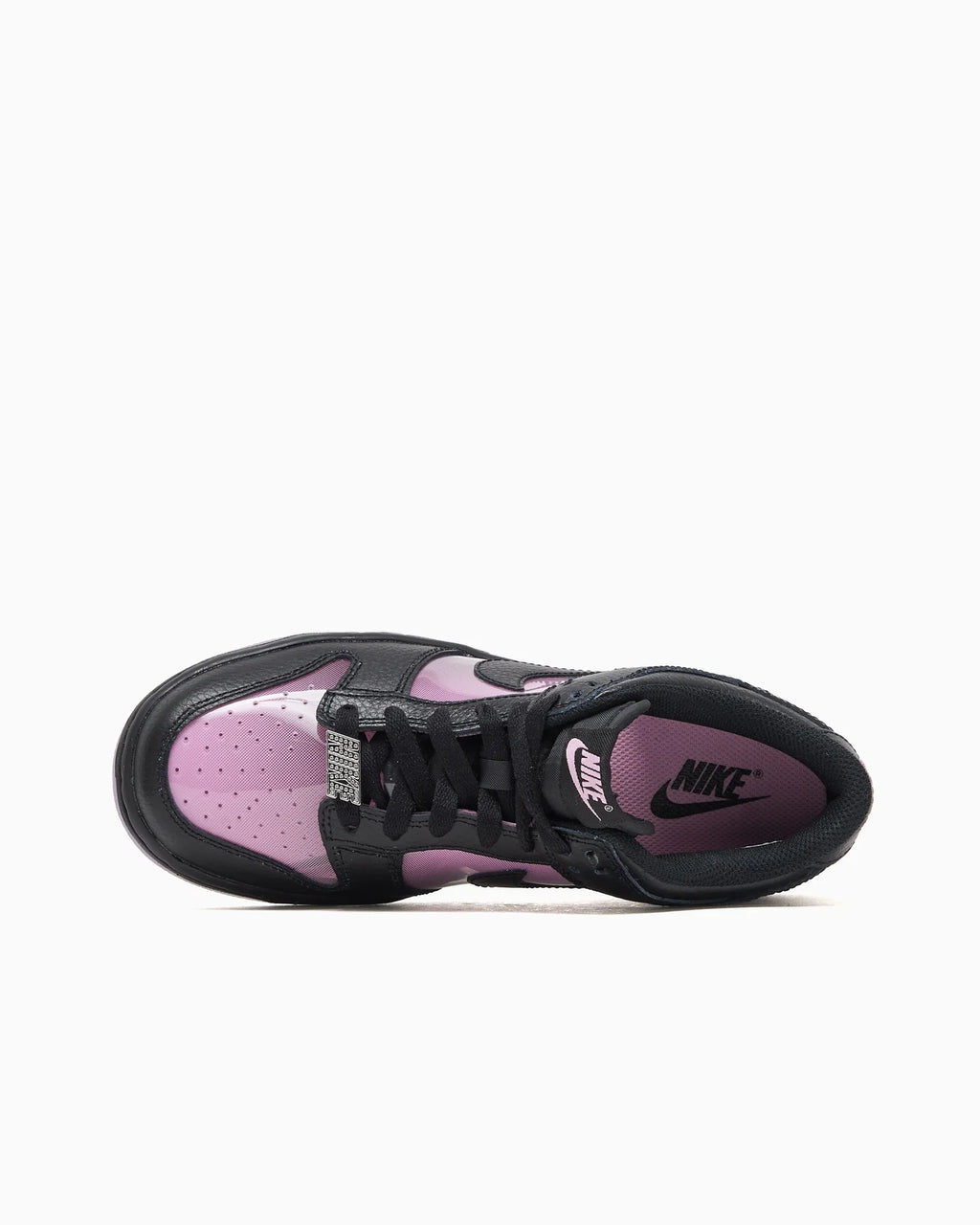 Nike Dunk Low Retro Transparente Negro Rosa Elevado
