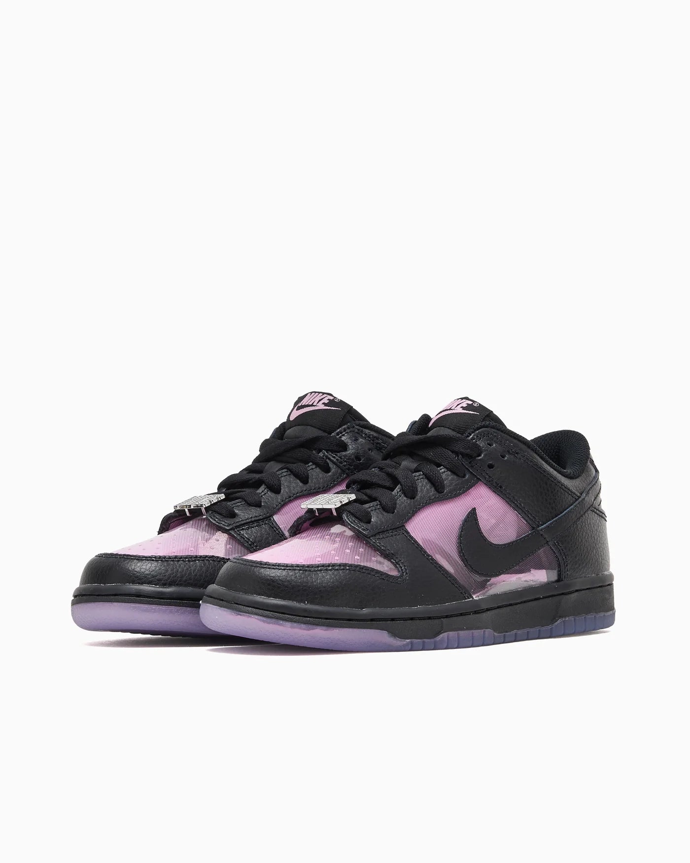 Nike Dunk Low Retro Transparente Negro Rosa Elevado