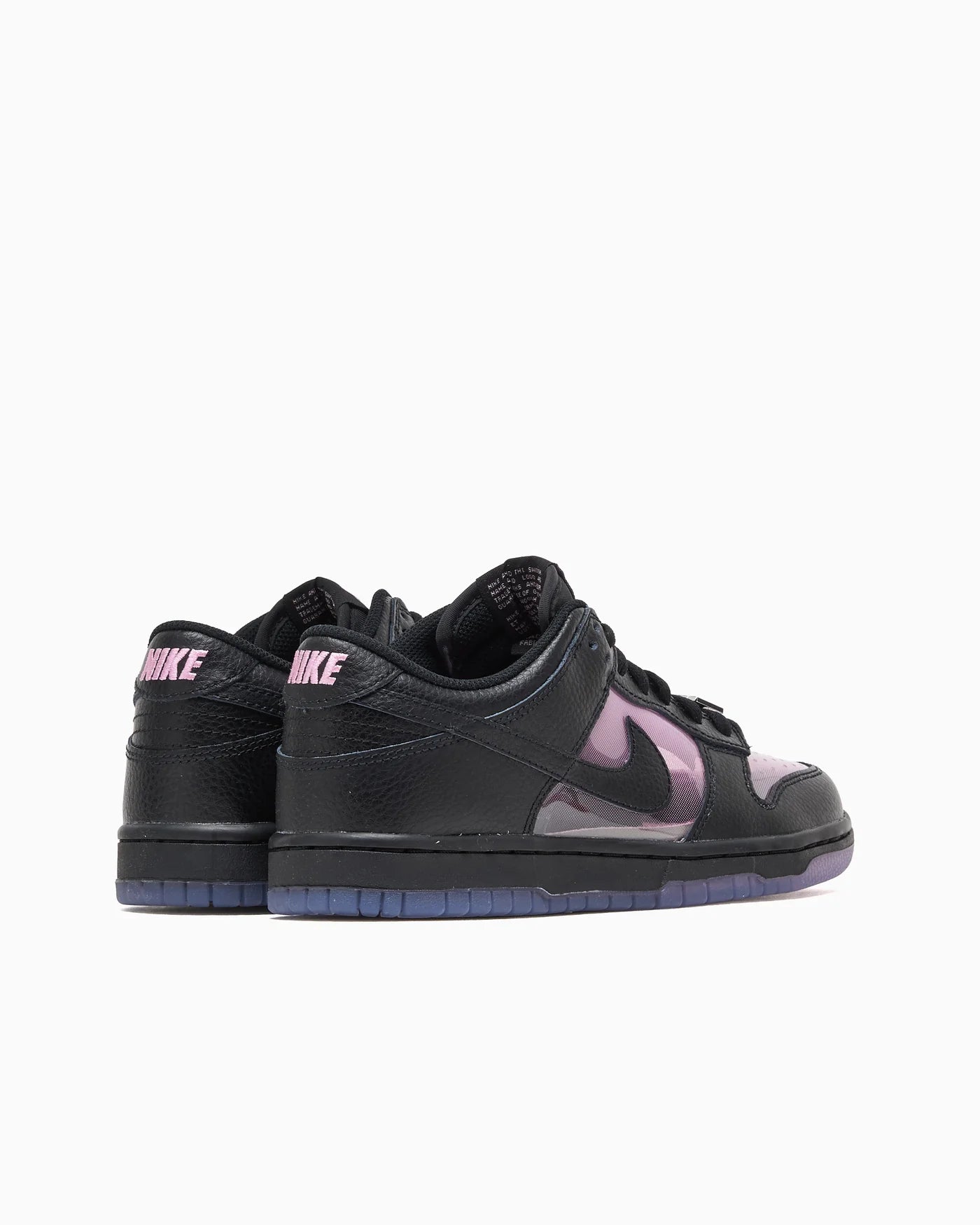 Nike Dunk Low Retro Transparente Negro Rosa Elevado