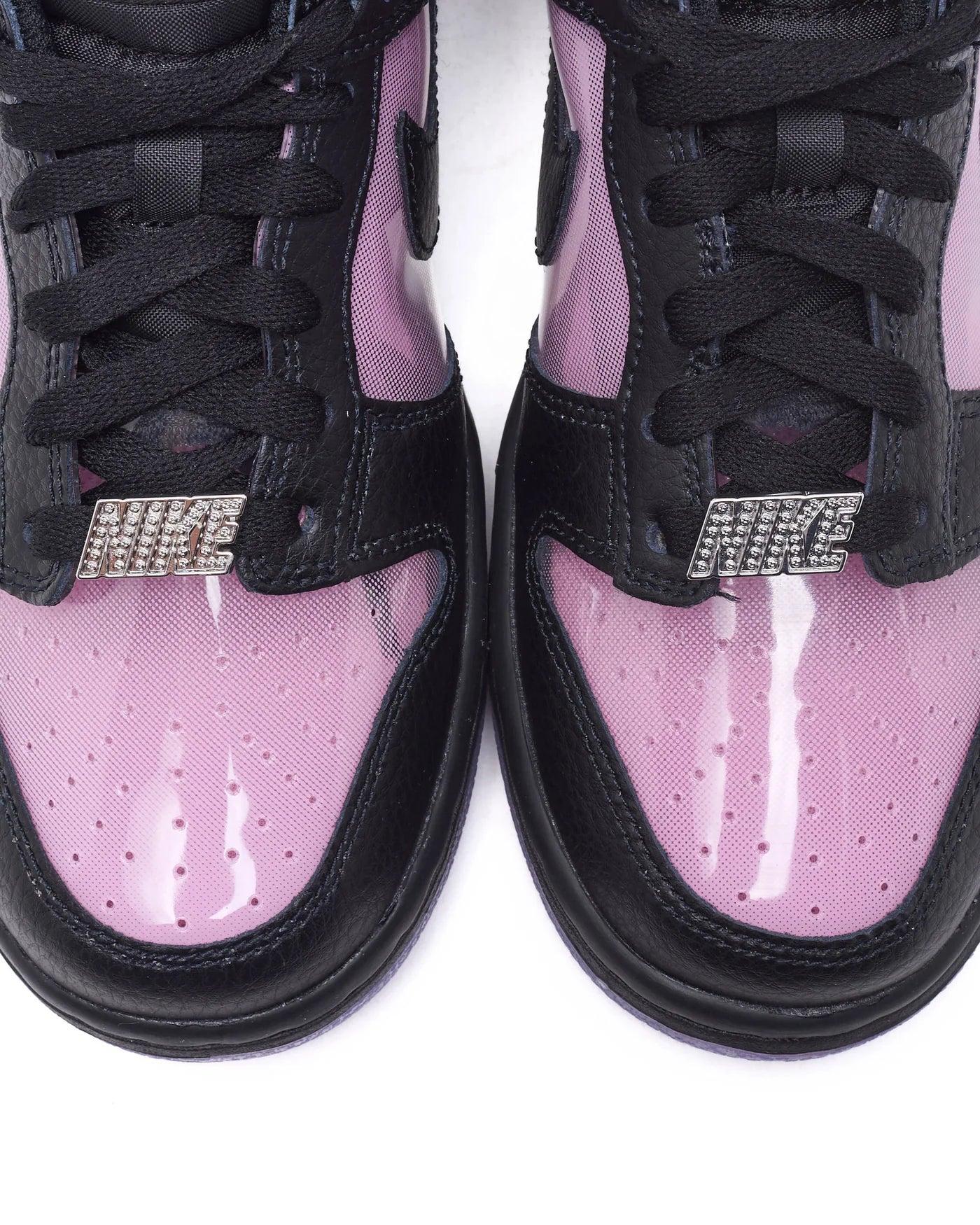 Nike Dunk Low Retro Transparente Negro Rosa Elevado