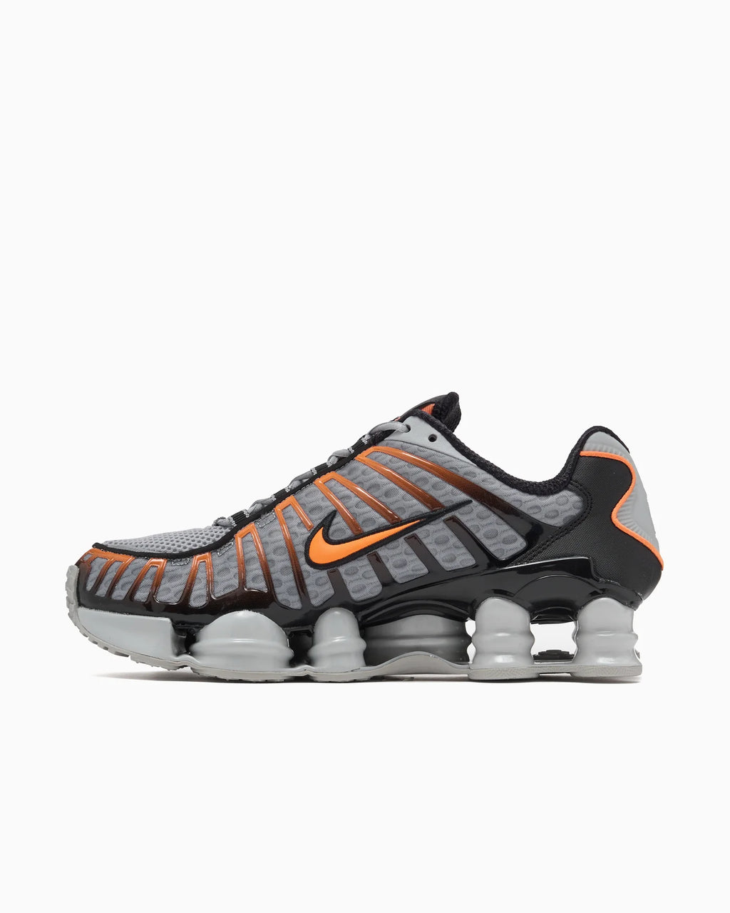 Nike Shox TL Light Smoke Grey Black Bright Mandarin