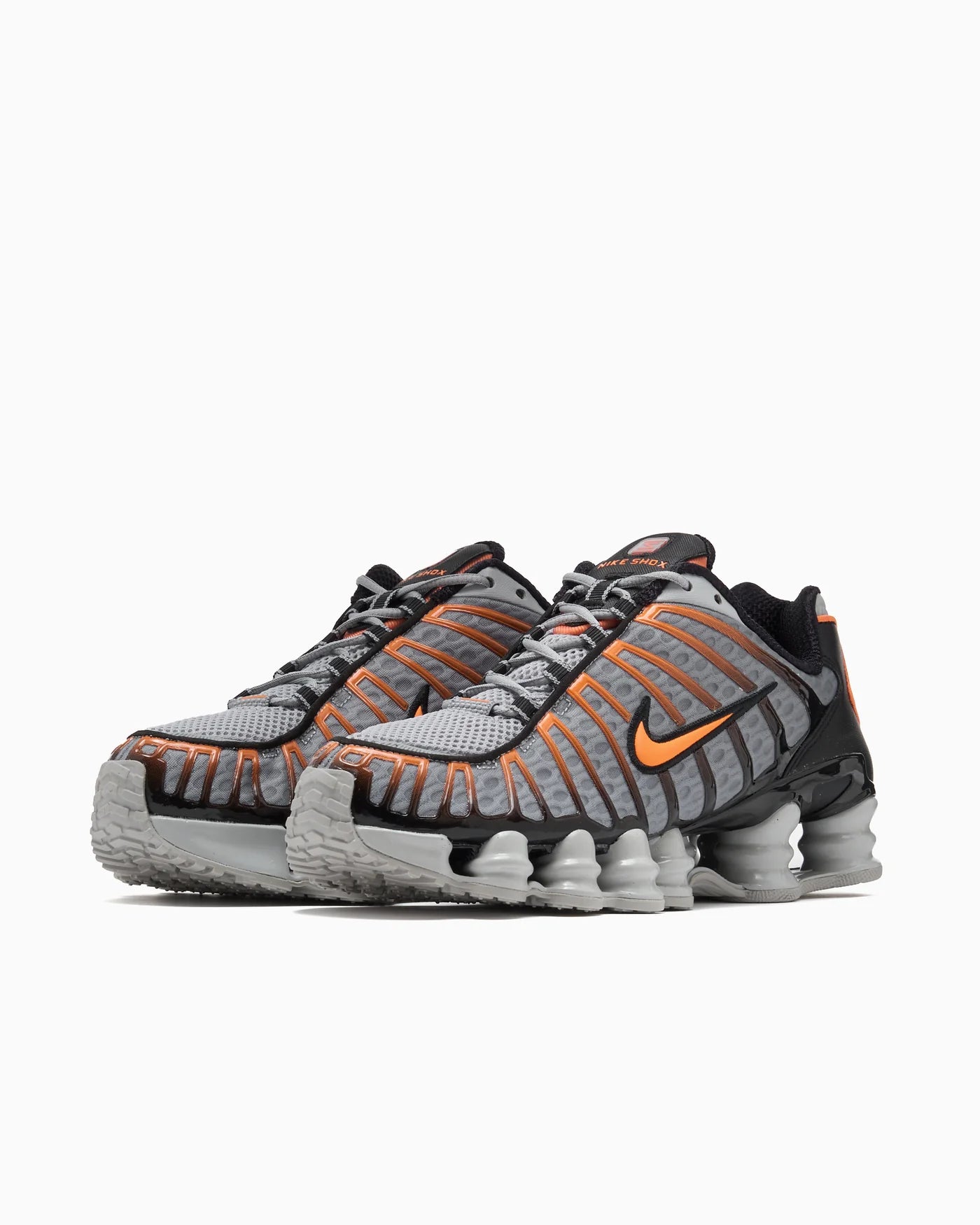 Nike Shox TL Light Smoke Grey Black Bright Mandarin