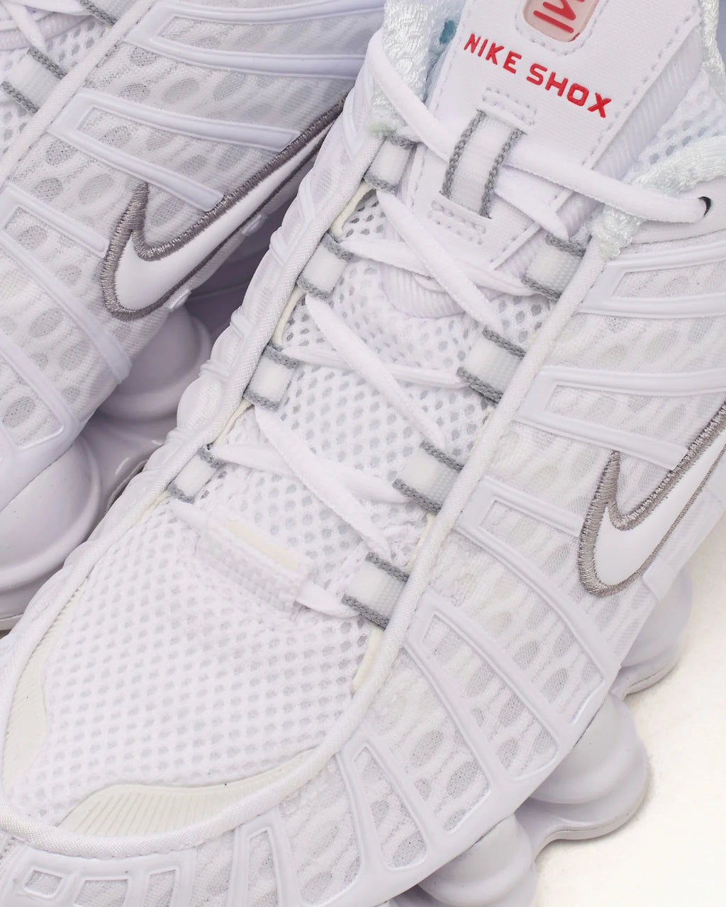 Nike Shox TL White Metallic Silver