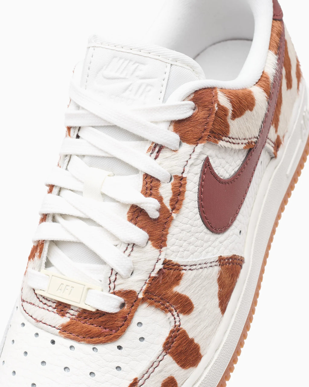 Nike Air Force 1 Low Cow Print Field Brown (Women's)