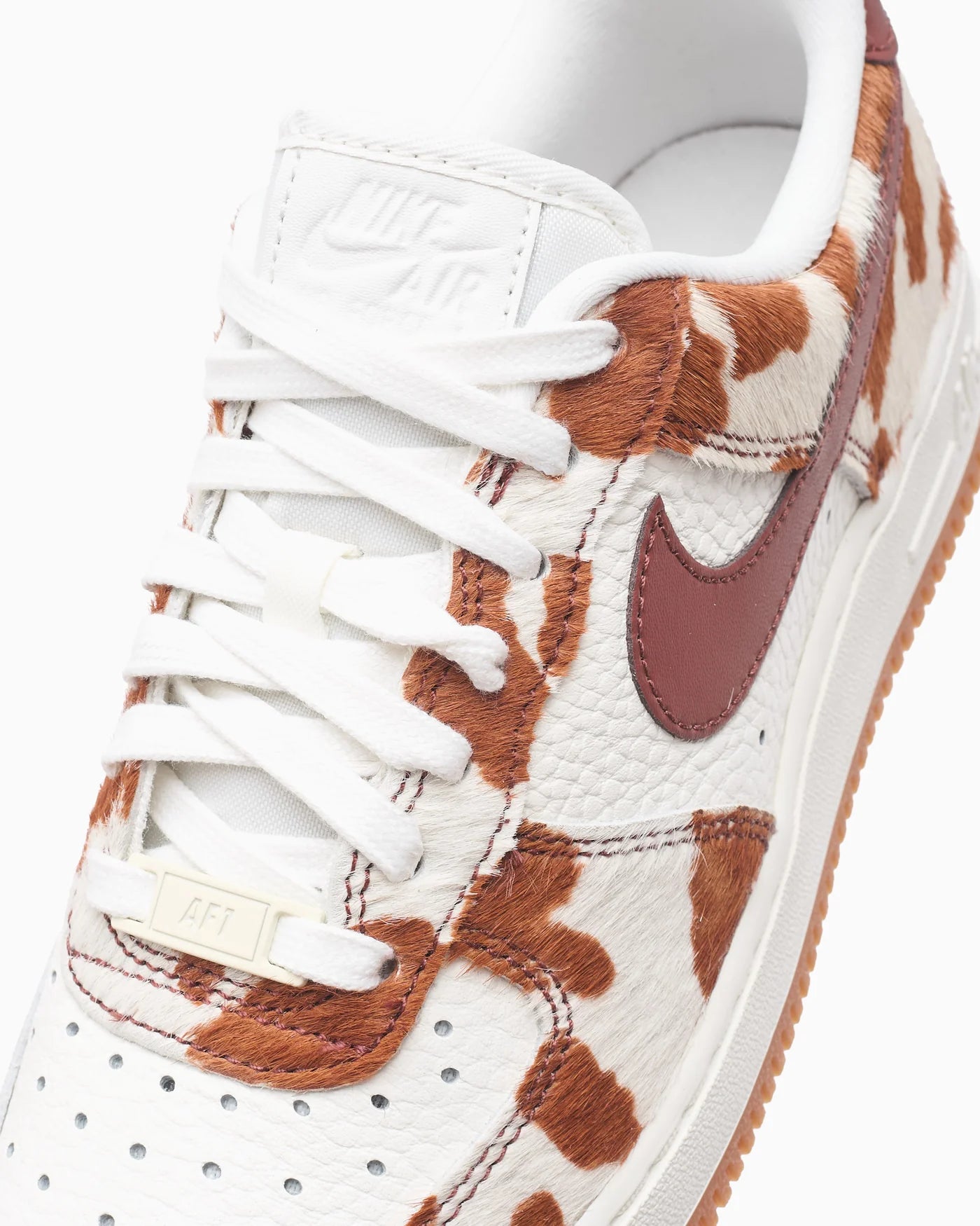 Nike Air Force 1 Low Cow Print Field Brown (Women's)