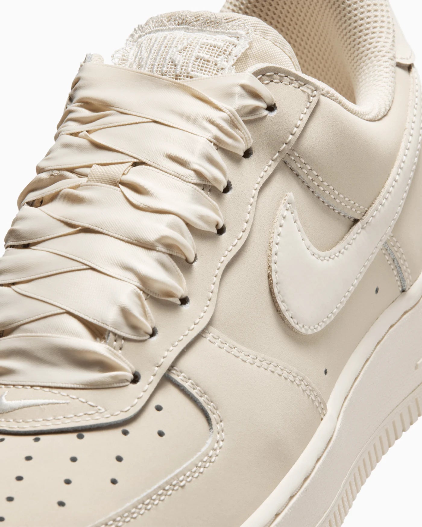 Nike Air Force 1 Low Retro Premium Ribbon Lace Oatmeal Ivory (Women's)