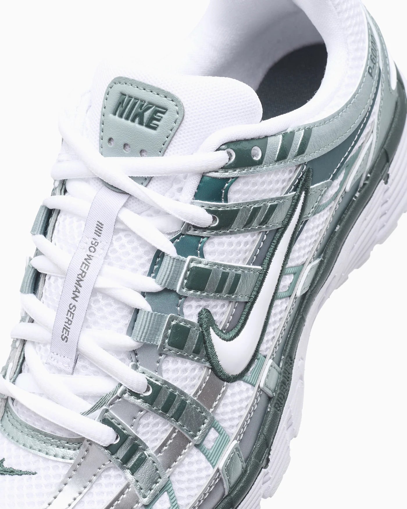 Nike P-6000 White - Camo Green