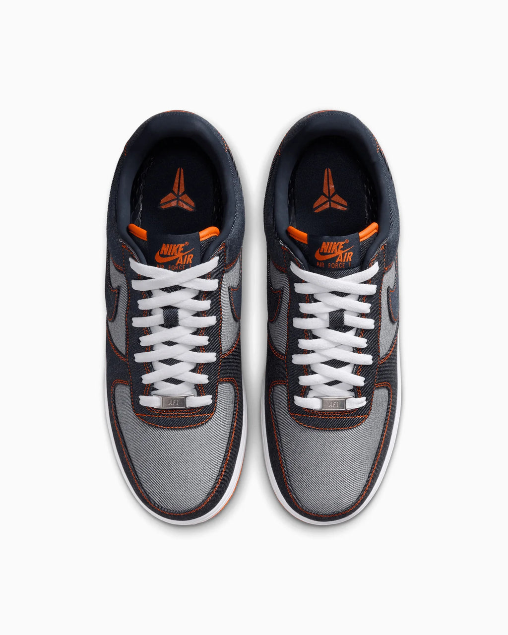 Nike Air Force 1 Low Protro Kobe Bryant Denim Obsidian Safety Orange