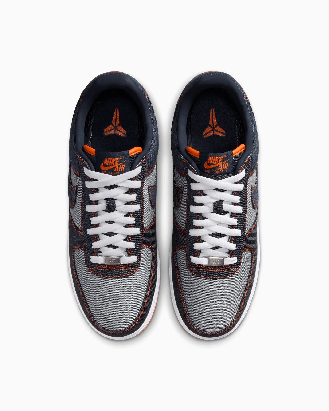 Nike Air Force 1 Low Protro Kobe Bryant Denim Obsidian Safety Orange