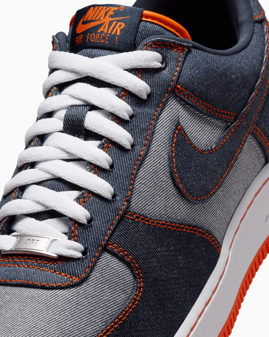 Nike Air Force 1 Low Protro Kobe Bryant Denim Obsidian Safety Orange