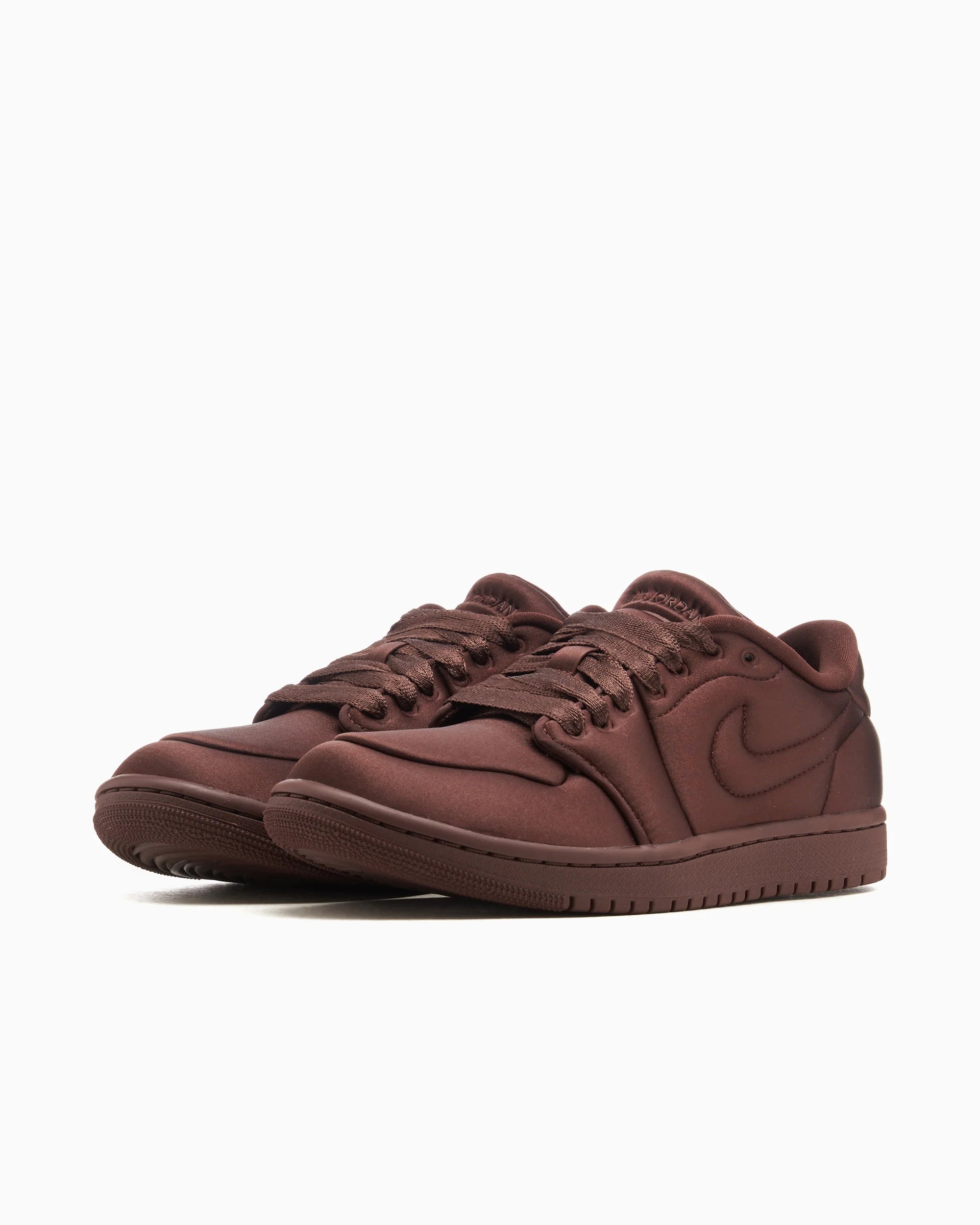 Air Jordan Women's 1 Low Method Of Make Satin Earth