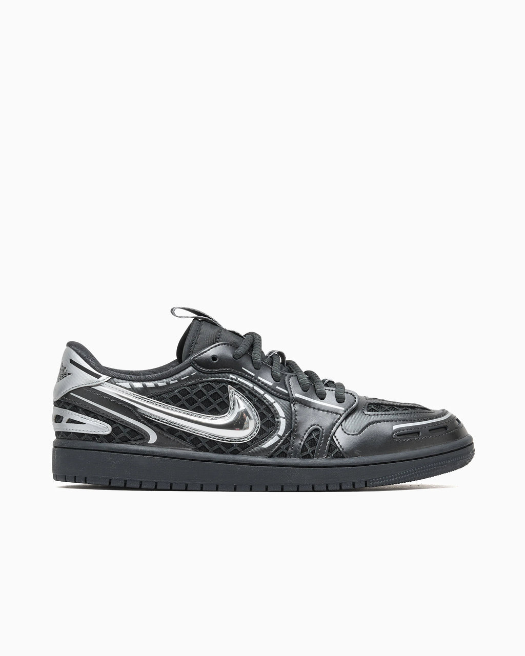 Air Jordan Women's 1 Low V3 "Method Of Make" Black Metallic Silver
