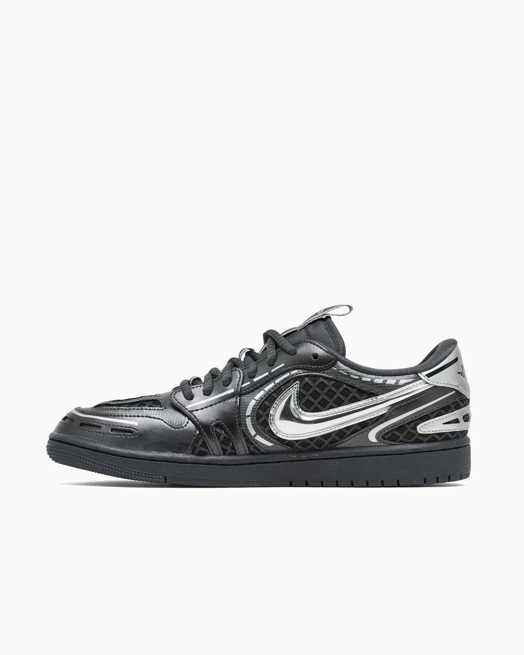 Air Jordan Women's 1 Low V3 "Method Of Make" Black Metallic Silver