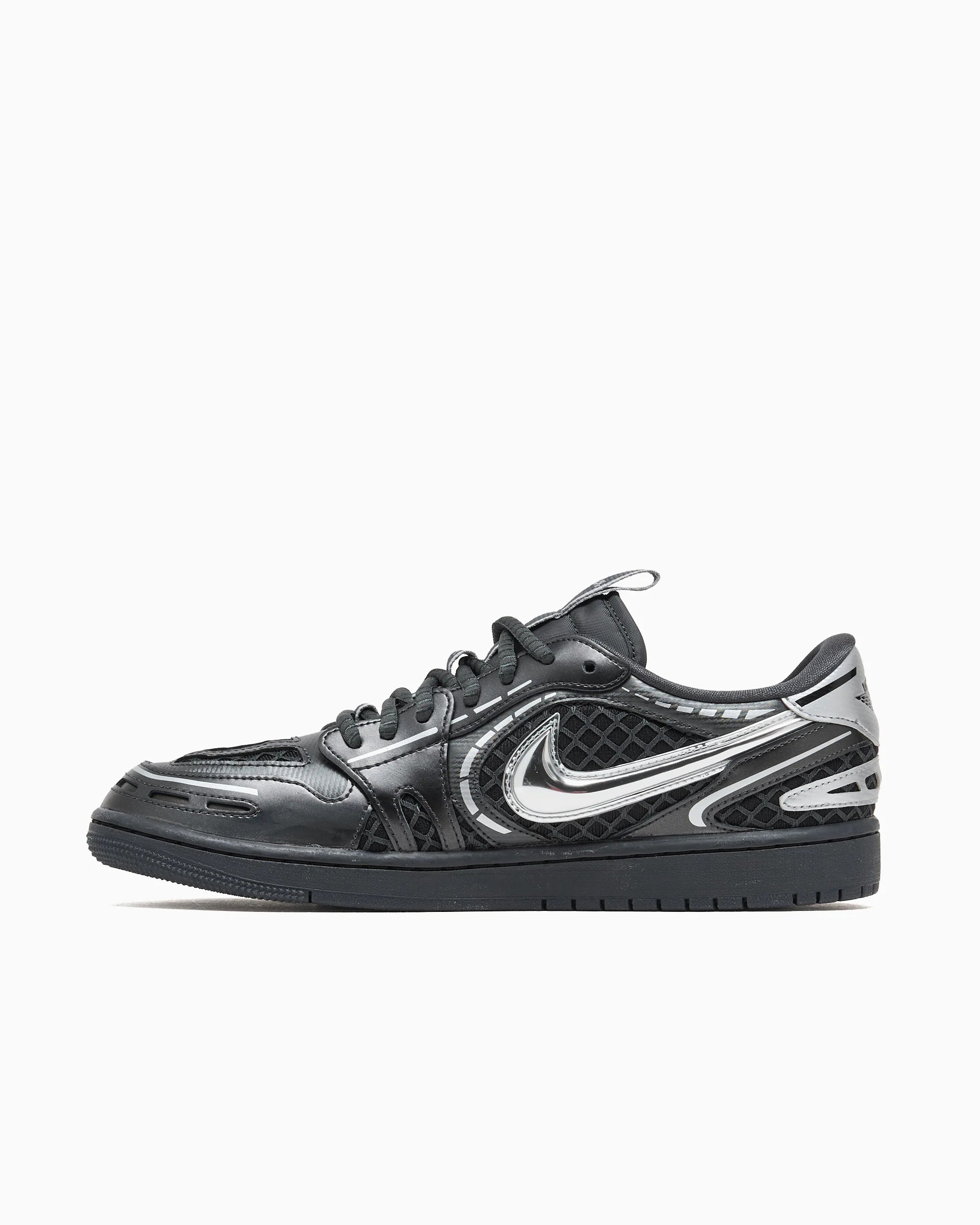 Air Jordan Women's 1 Low V3 "Method Of Make" Black Metallic Silver