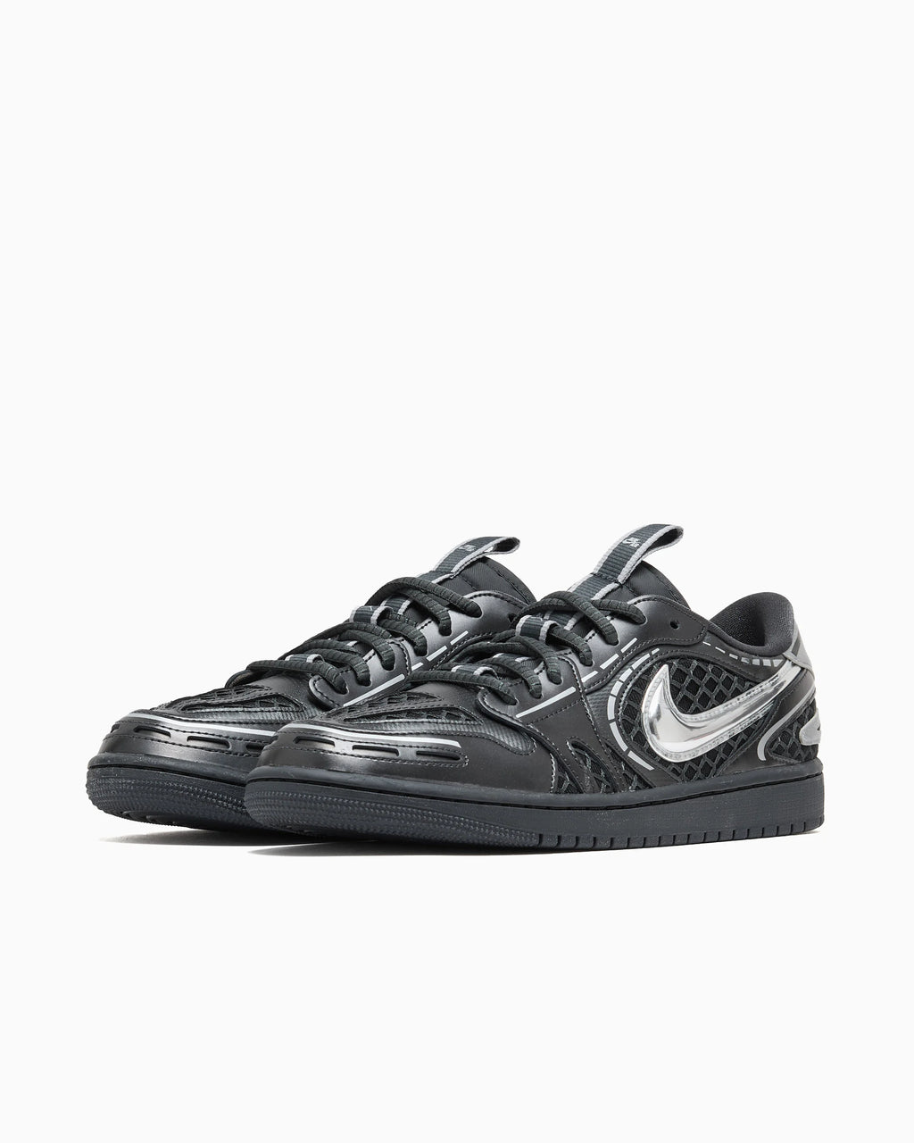 Air Jordan Women's 1 Low V3 "Method Of Make" Black Metallic Silver