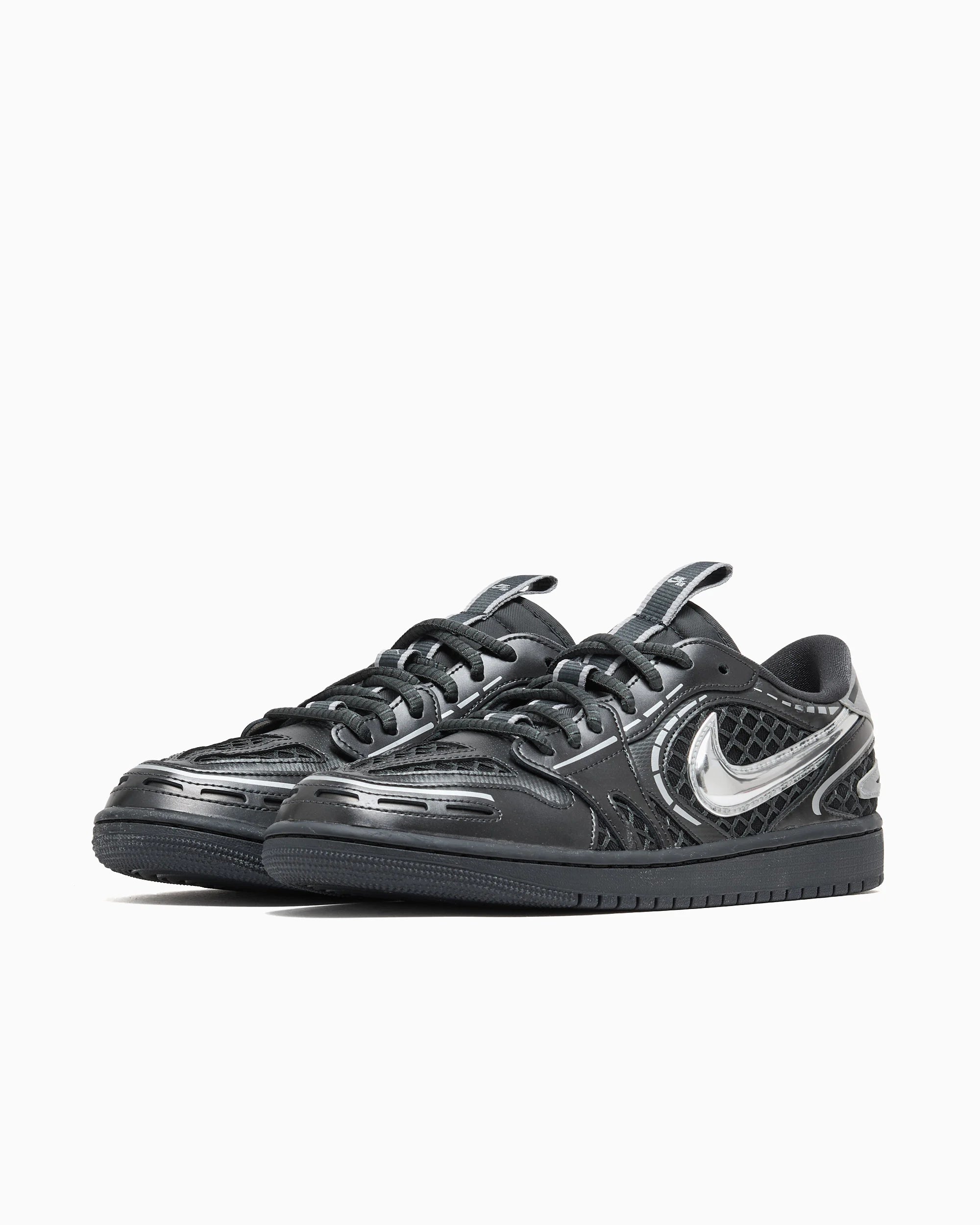 Air Jordan Women's 1 Low V3 "Method Of Make" Black Metallic Silver