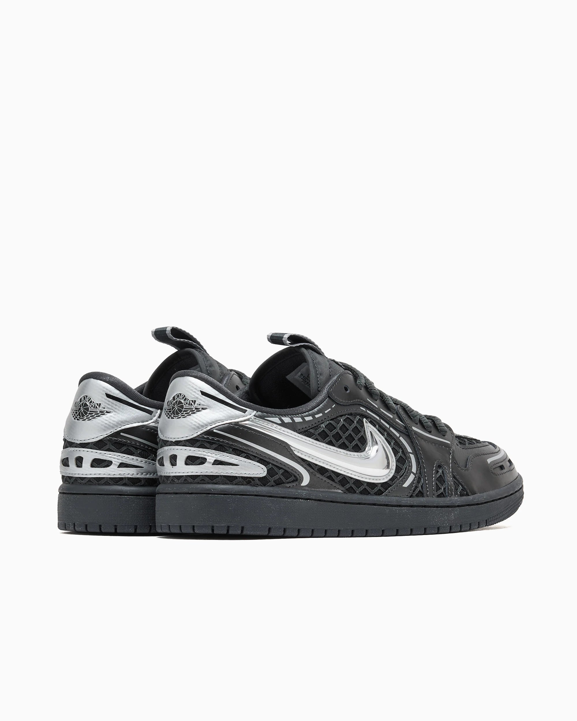 Air Jordan Women's 1 Low V3 "Method Of Make" Black Metallic Silver
